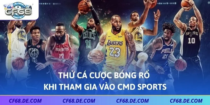 Thử cá cược bóng rổ khi tham gia vào CMD Sports